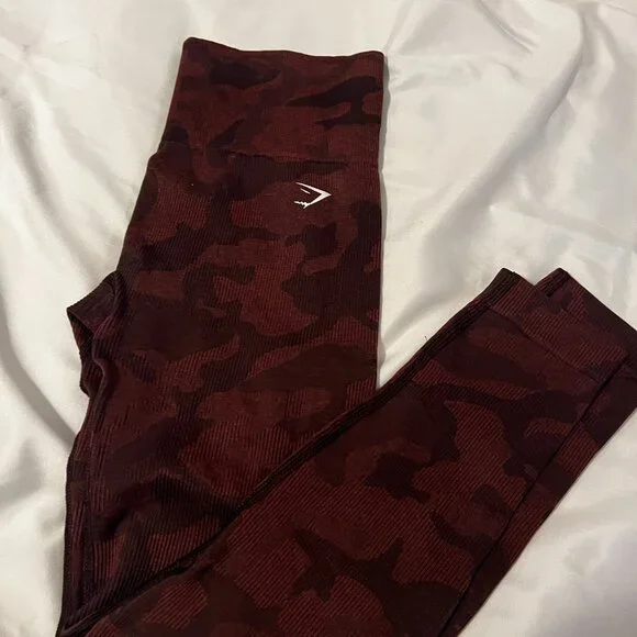 Gymshark Adapt Camo Seamless Ribbed Leggings - Picture 4 of 6
